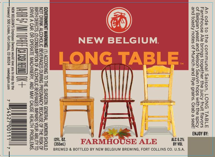 New Belgium Long Table