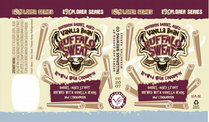 Tallgrass Bourbon Barrel Aged Vanilla Bean Buffalo Sweat
