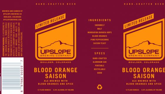 Upslope Blood Orange Saison