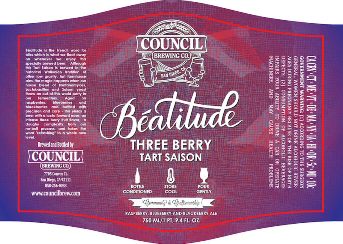 Council Brewing Three Berry Beatitude