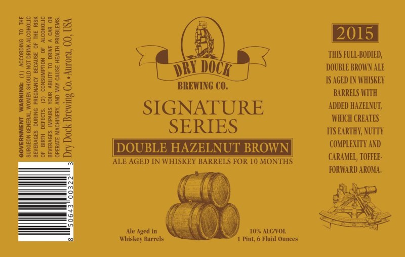 Dry Dock Brewing - Double Hazelnut Brown 2015