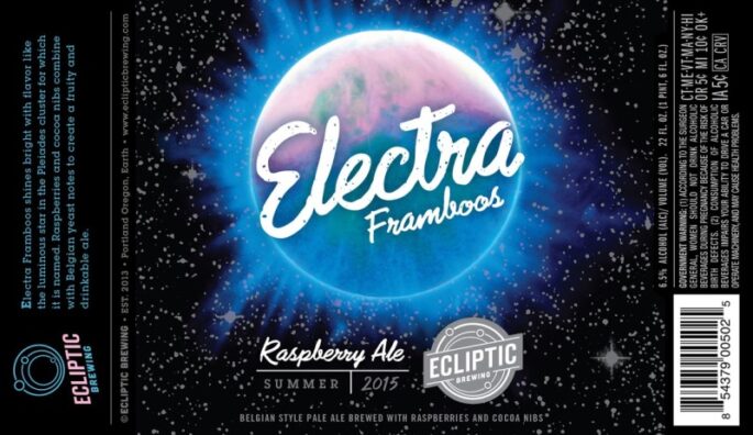 Ecliptic Brewing - Electra Framboos