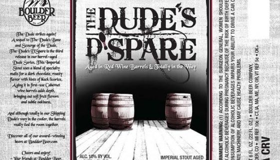 Boulder Beer - The Dudes D'Spare