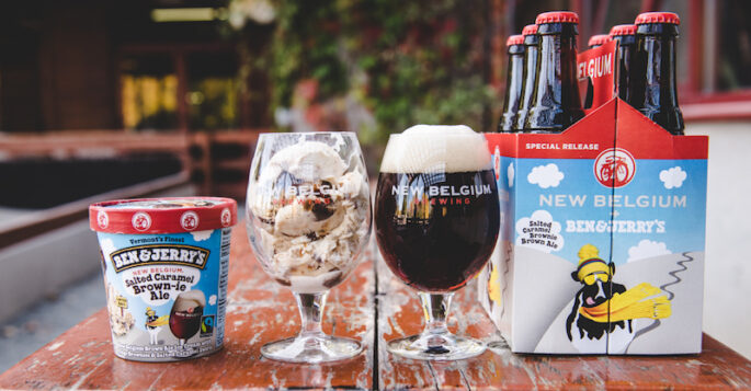 New Belgium Ben and Jerrys Ice Cream Beer