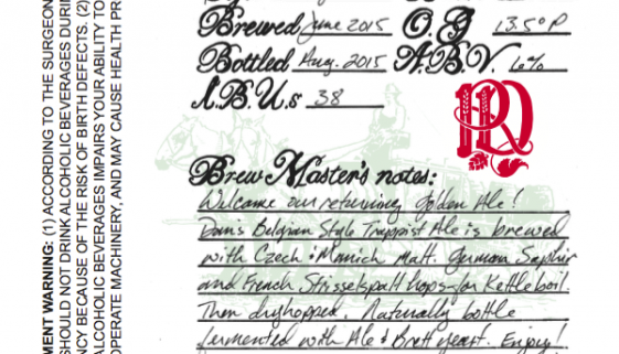 New Glarus Golden Ale 2015