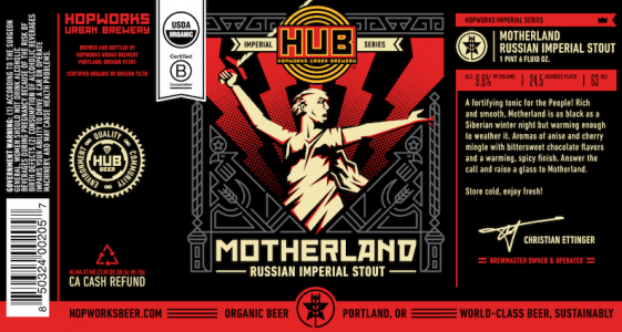 Hopworks Motherland Russian Imperial Stout