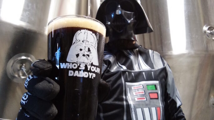 Mispillion River Vader Double Black IPA