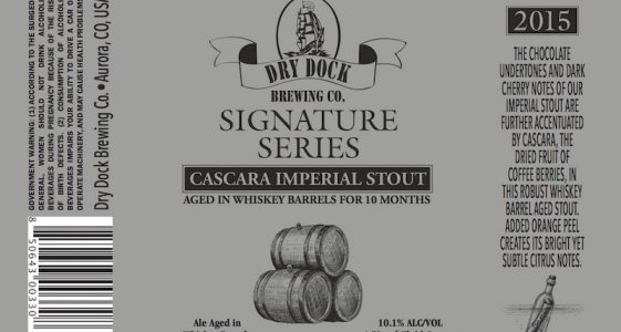 Dry Dock Cascara Imperial Stout