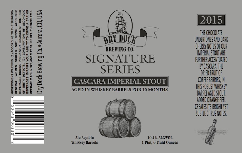 Dry Dock Cascara Imperial Stout