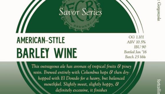 Fort Collins American-Style Barley Wine