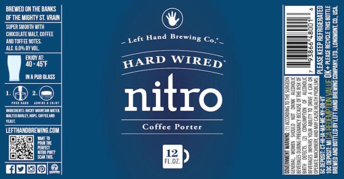 Left Hand Hard Wired Nitro Coffee Porter