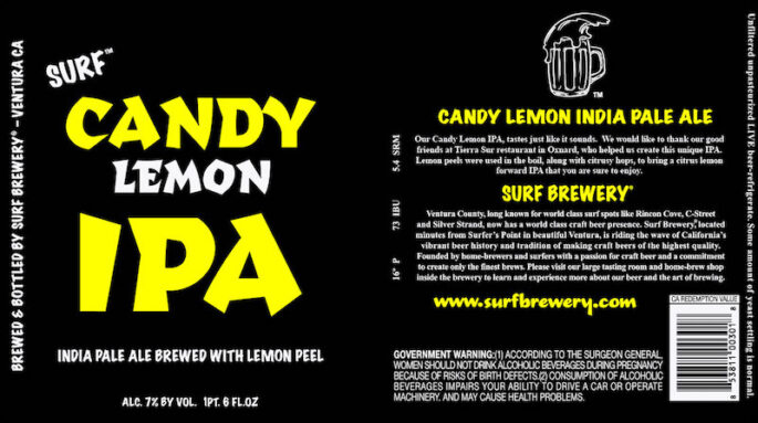 Surf Candy Lemon IPA