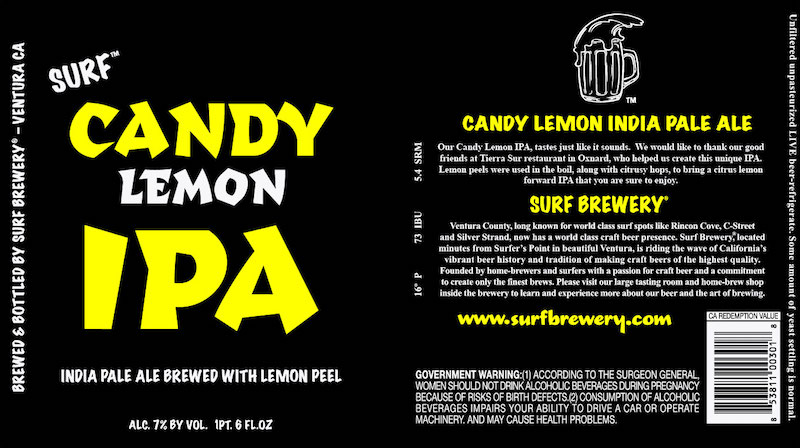 Surf Candy Lemon IPA