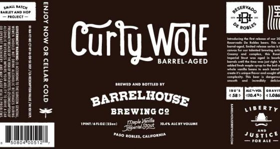 BarrelHouse 2016 Curly Wolf