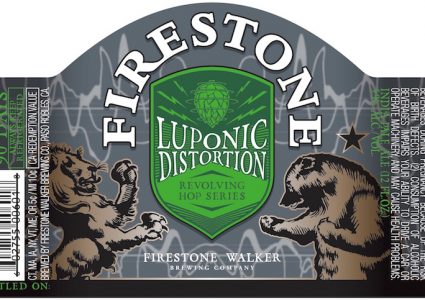 Firestone Walker Luponic Distortion Bottle Label