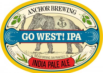 Anchor Brewing - Go West! IPA (label)