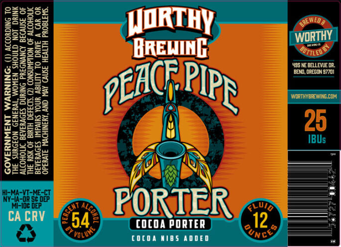 Worthy Brewing Peace Pipe Porter