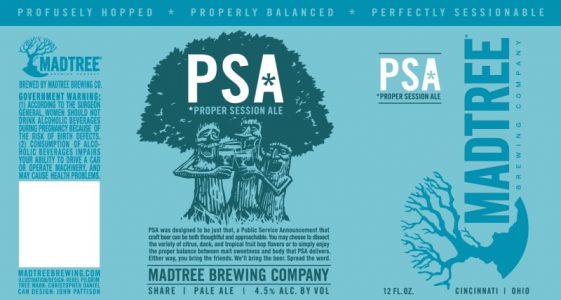 MadTree Brewing - PSA (Label)