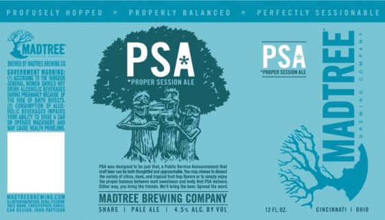 MadTree Brewing - PSA (Label)
