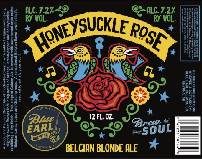 Blue Earl Brewing Honeysuckle Rose