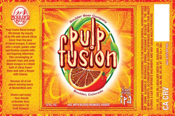 Boulder Beer - Pulp Fusion Blood Orange IPA