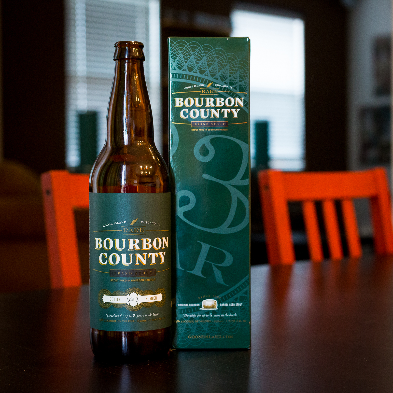 The 4B Flight Goose Island Beer Co. RARE Bourbon County Brand Stout