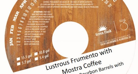 Green Flash Cellar 3 Lustrous Frumento with Mostra Coffee Green Flash Cellar 3 Lustrous Frumento with Mostra Coffee