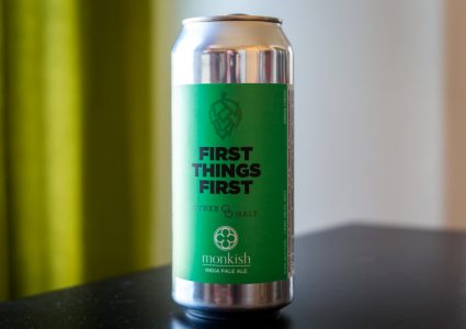 The 4B Flight - Beer 1 - Monkish Brewing Company - First Things First - Small