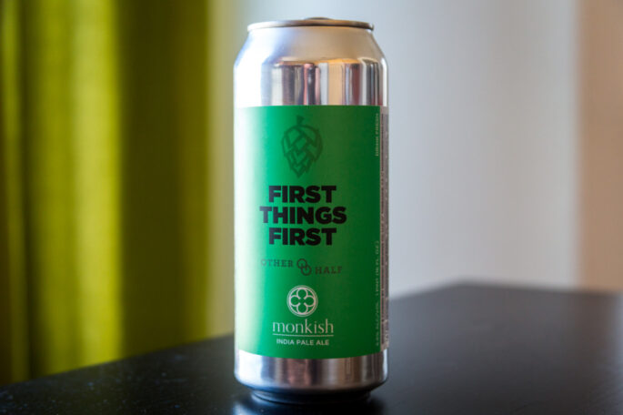 The 4B Flight - Beer 1 - Monkish Brewing Company - First Things First - Small