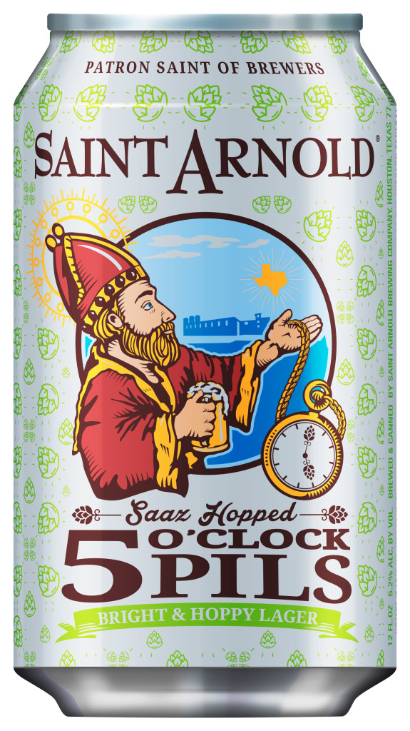 Saint Arnold Brewing 5 o'clock pils (can)