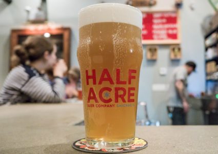 Half Acre Brewing Beer Glass