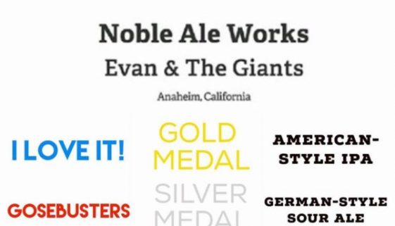 Noble Ale Works - World Beer Cup 2016