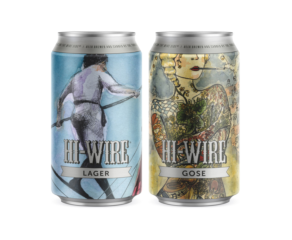 Hi-Wire Brewing - Lager & Gose Cans