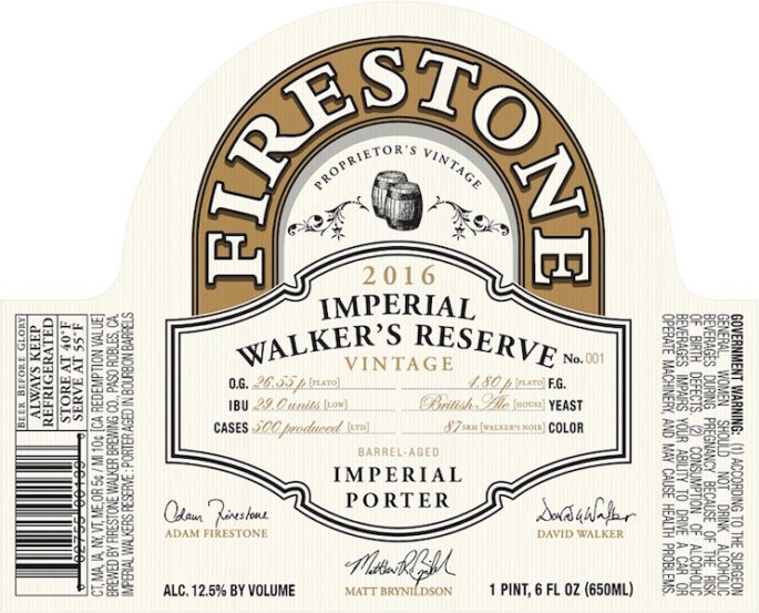 Firestone Walker Imperial Walker's Reserve