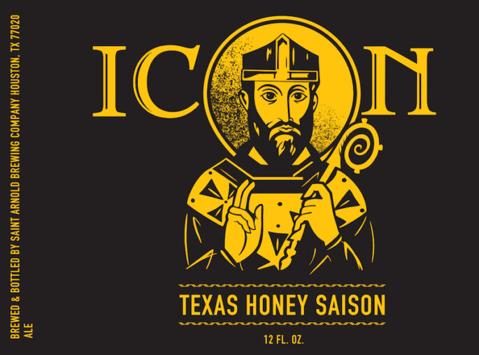 Saint Arnold Icon Gold Texas Honey Saison