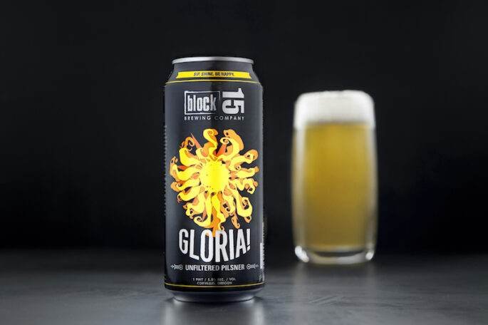 Block 15 Gloria! Unfiltered Pilsner