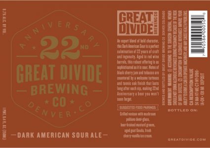 Great Divide 22nd Anniversary Ale