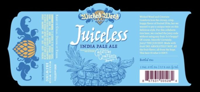 Wicked Weed / Creature Comforts - Juiceless IPA