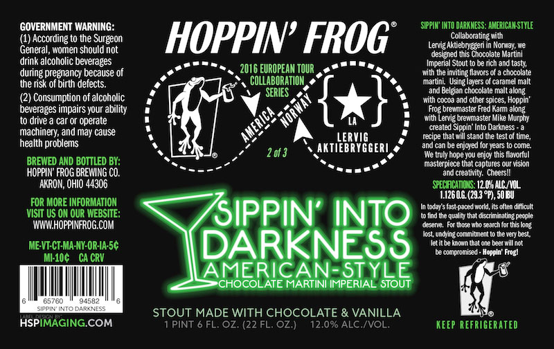 Hoppin' Frog Sippin' Into Darkness