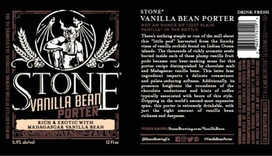 Stone Vanilla Bean Porter