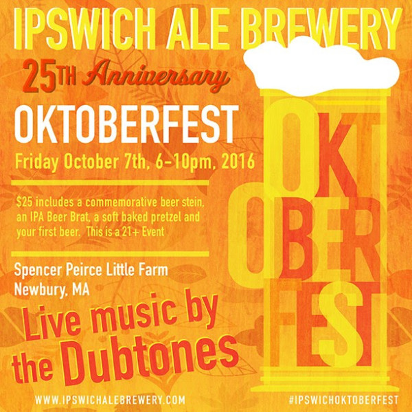 Celebrate 25 years of Ipswich Ale at the Ipswich Oktoberfest