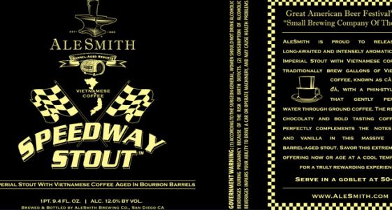 AleSmith Barrel Aged Vietnamese Speedway Stout