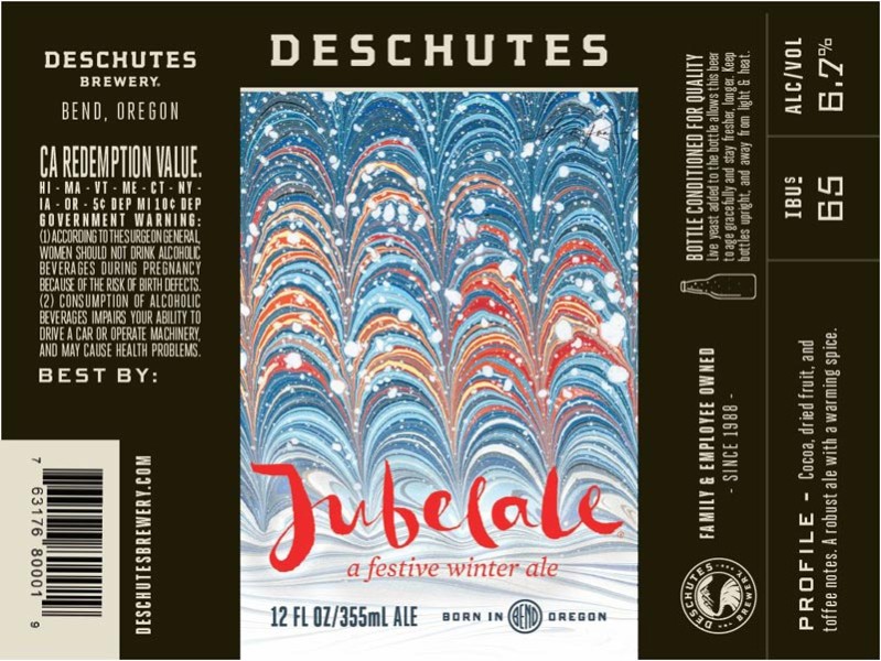 Deschutes Brewery Jubelale 2016