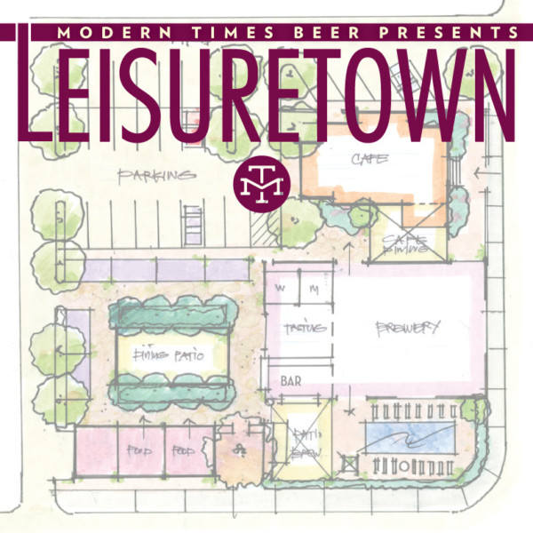 Modern Times Beer Leisure Town Blue Print