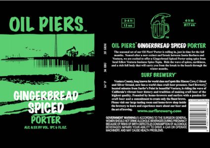 Surf Brewery Oil Piers Gingerbread Spiced Porter