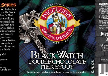 Highland Brewing Black Watch Double Chocolate Milk Stout
