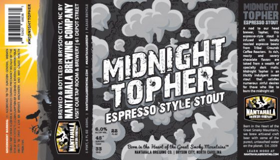 Nantahala Brewing Midnight Topher