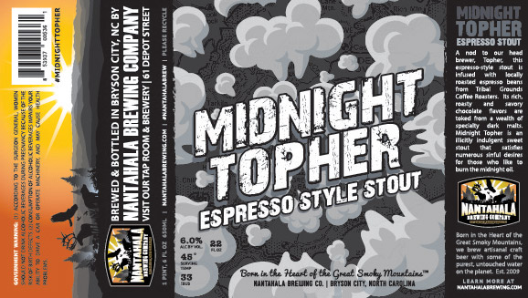 Nantahala Brewing Midnight Topher