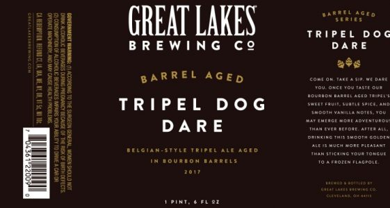 2017 Great Lakes BA Tripel Dog Dare