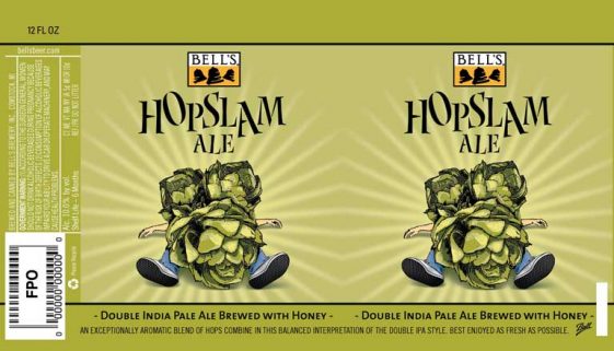Bell's Hopslam 2016 Can Label